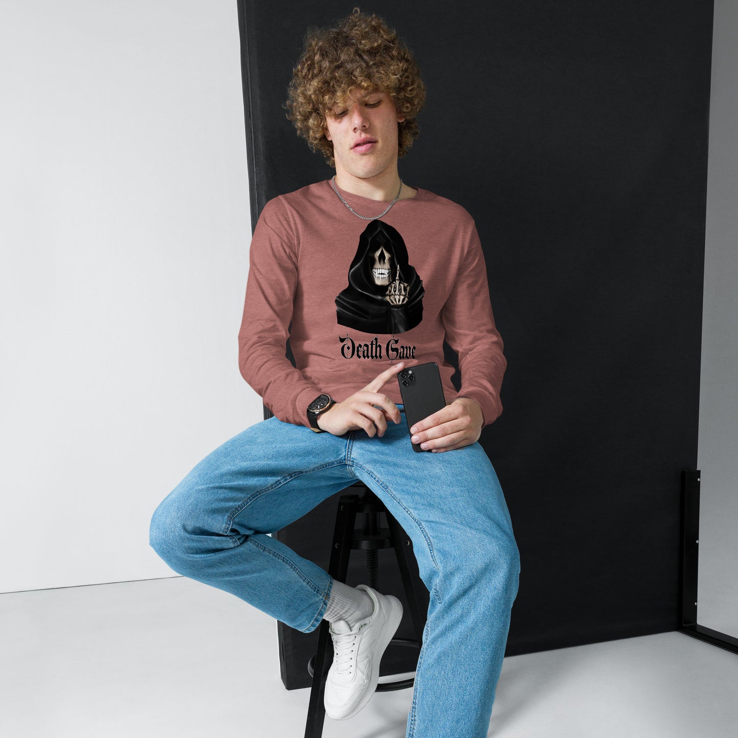 Fuck You Death Save Unisex Long Sleeve Tee