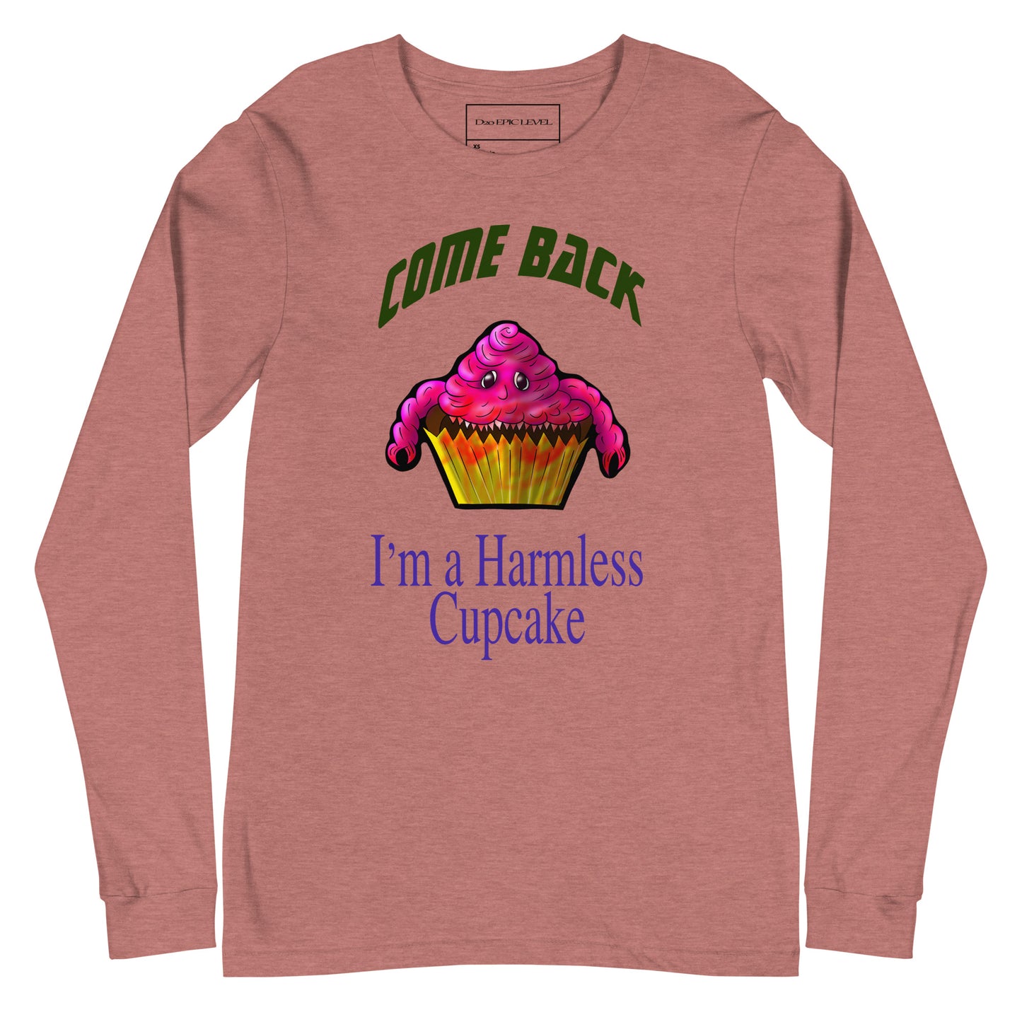 Harmless Cupcake Unisex Long Sleeve Tee