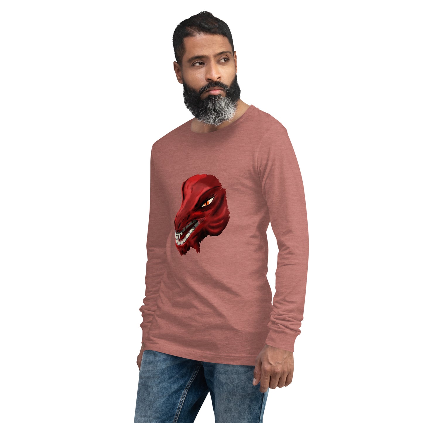 Demon Kobold Head Unisex Long Sleeve Tee