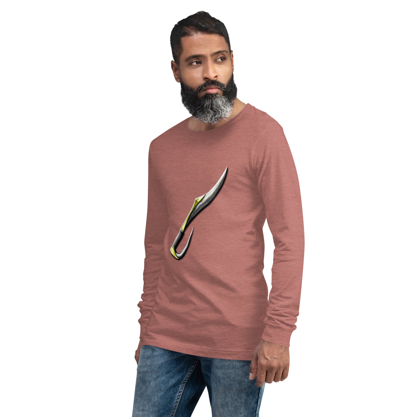 Golden Elven Shortsword Unisex Long Sleeve Tee
