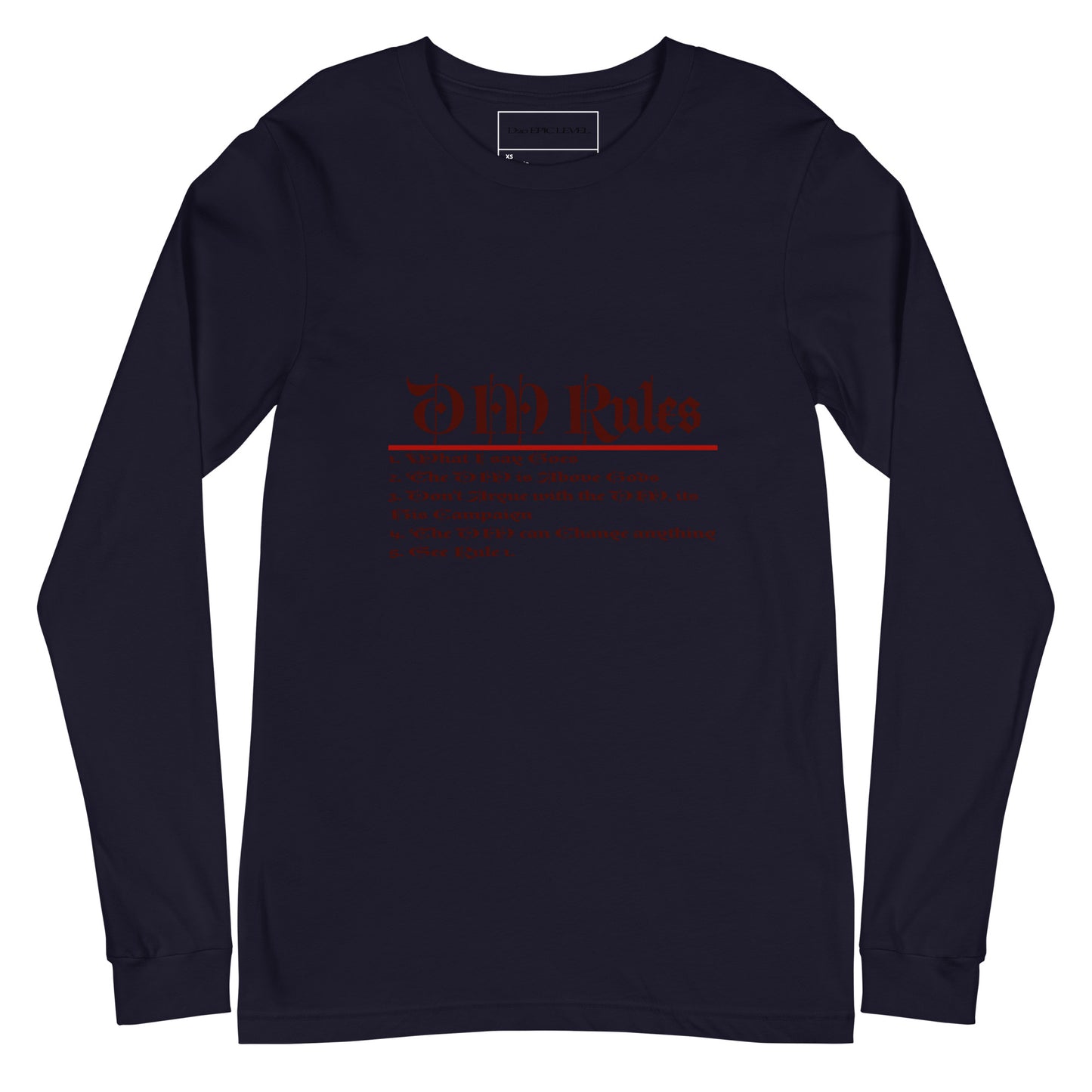 DM Rules Unisex Long Sleeve Tee