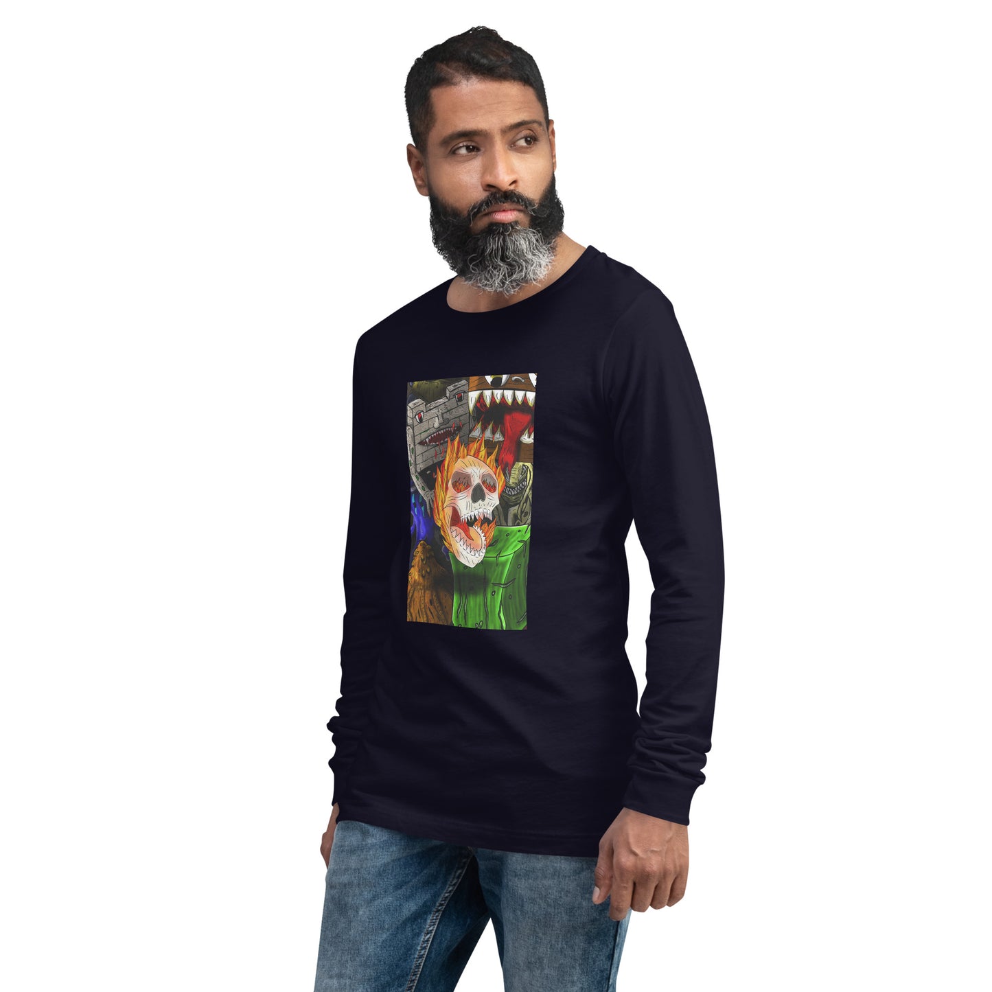 Classic Monster Collection Unisex Long Sleeve Tee