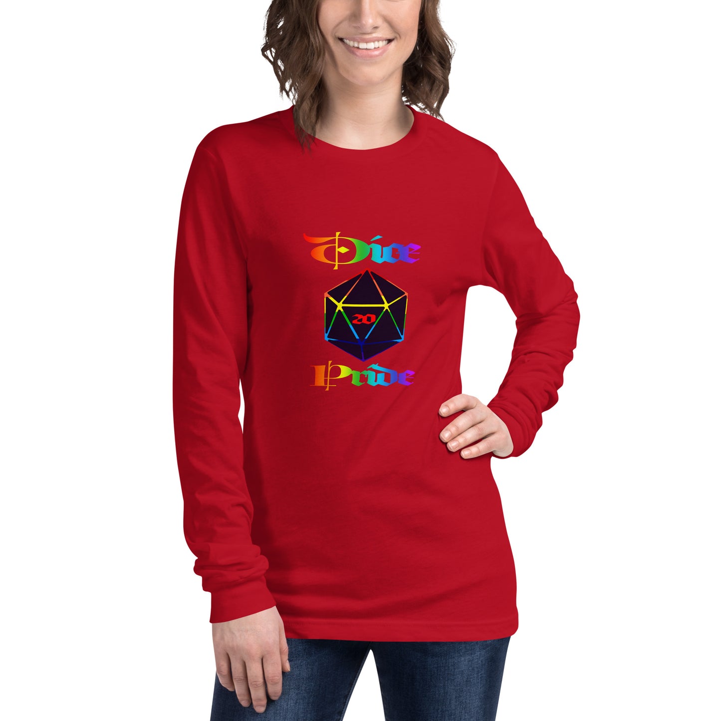 Dice Pride Unisex Long Sleeve Tee