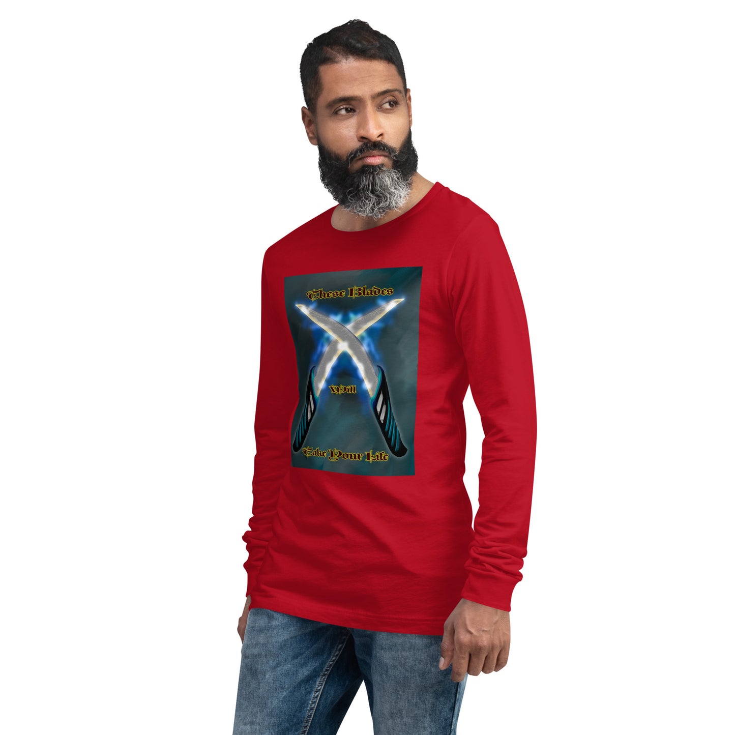These Blades Will Take Your Life Unisex Long Sleeve Tee