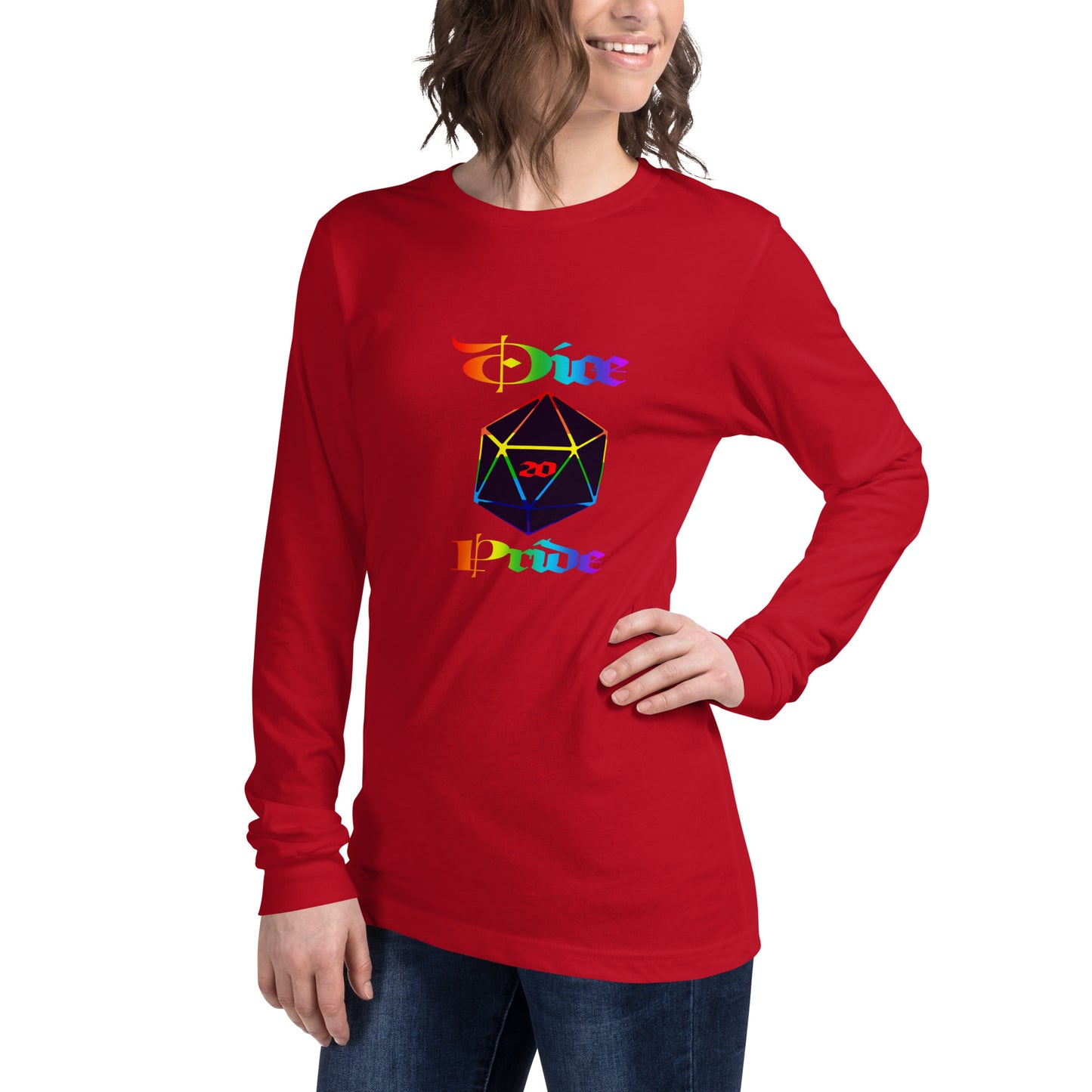 Dice Pride Unisex Long Sleeve Tee