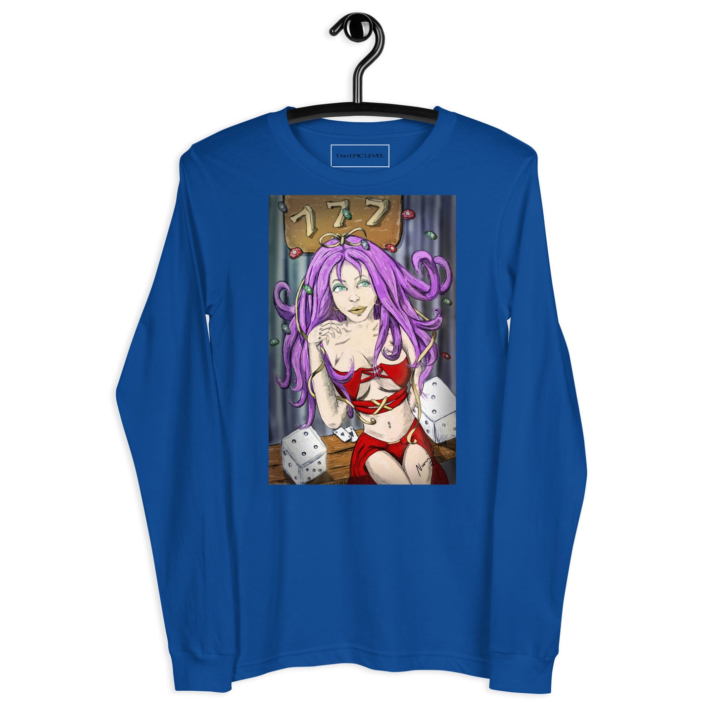 Gambling Girl (lucky) Unisex Long Sleeve Tee