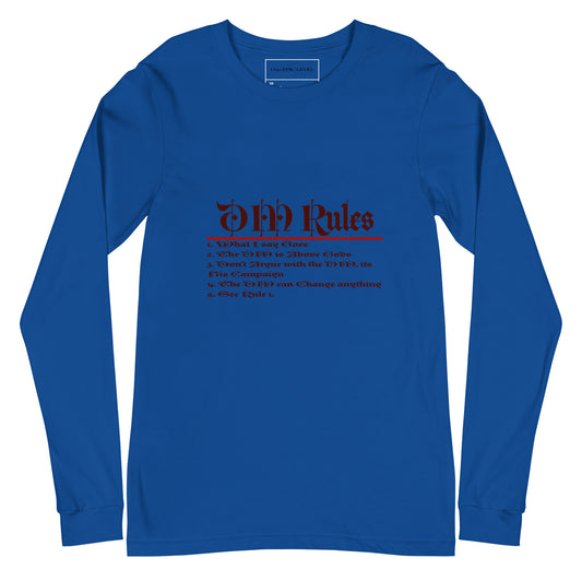 DM Rules Unisex Long Sleeve Tee