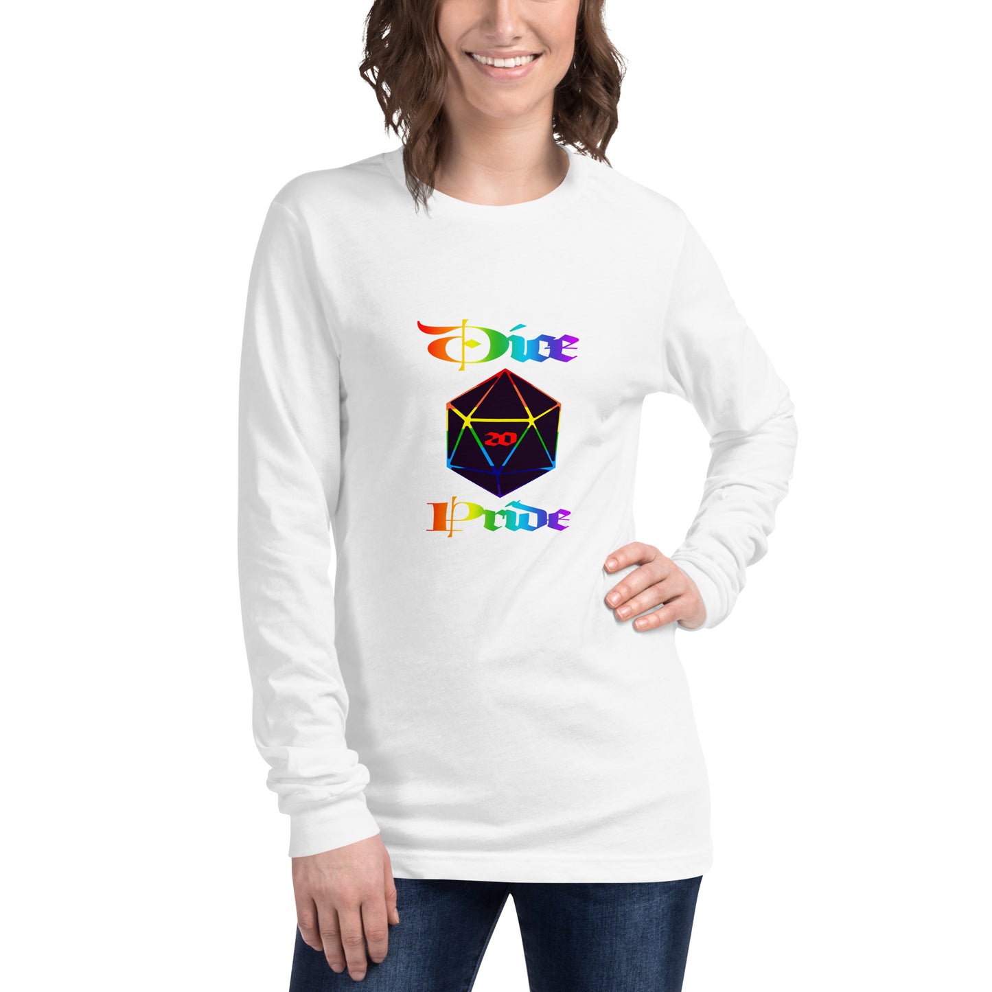 Dice Pride Unisex Long Sleeve Tee