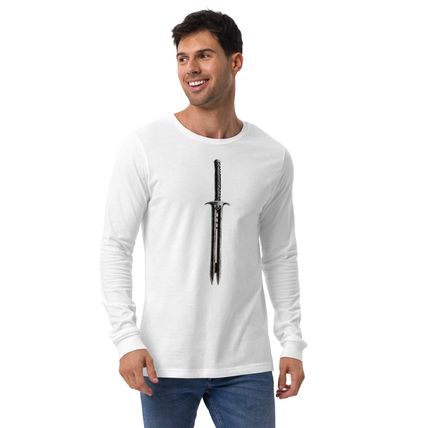 Double Blade Greatsword Unisex Long Sleeve Tee