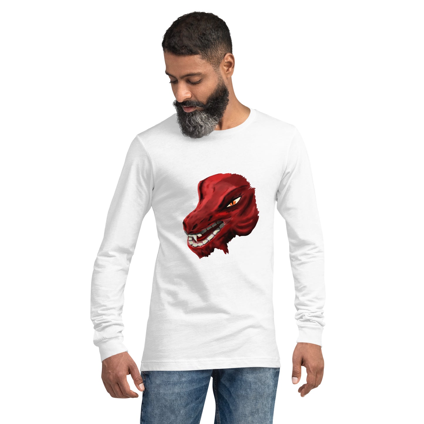 Demon Kobold Head Unisex Long Sleeve Tee