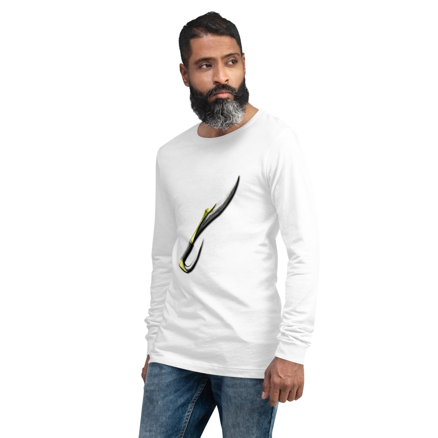 Golden Elven Shortsword Unisex Long Sleeve Tee