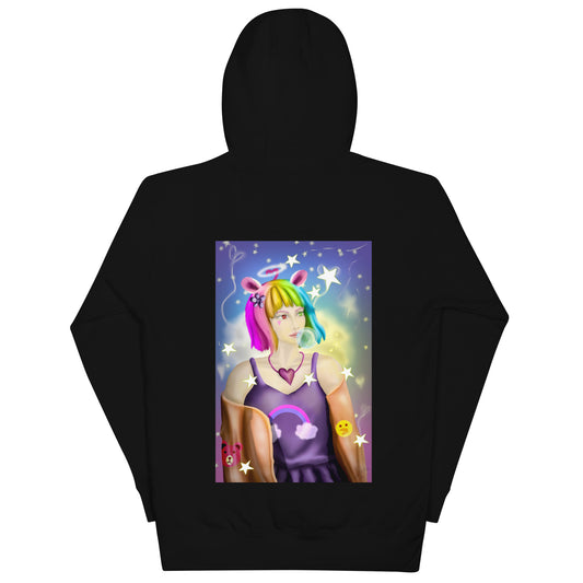 Bunny Bear Character Unisex Hoodie