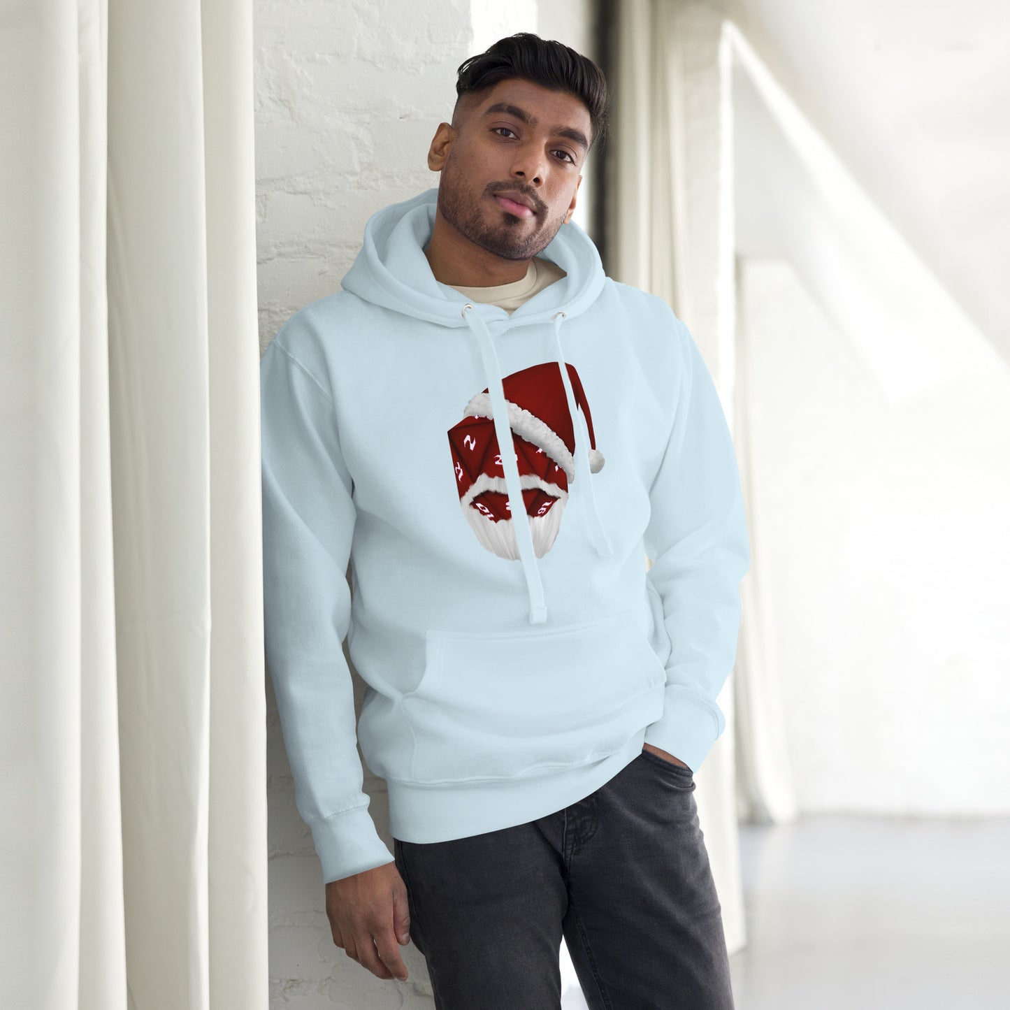 D20 Santa Naturally Unisex Hoodie