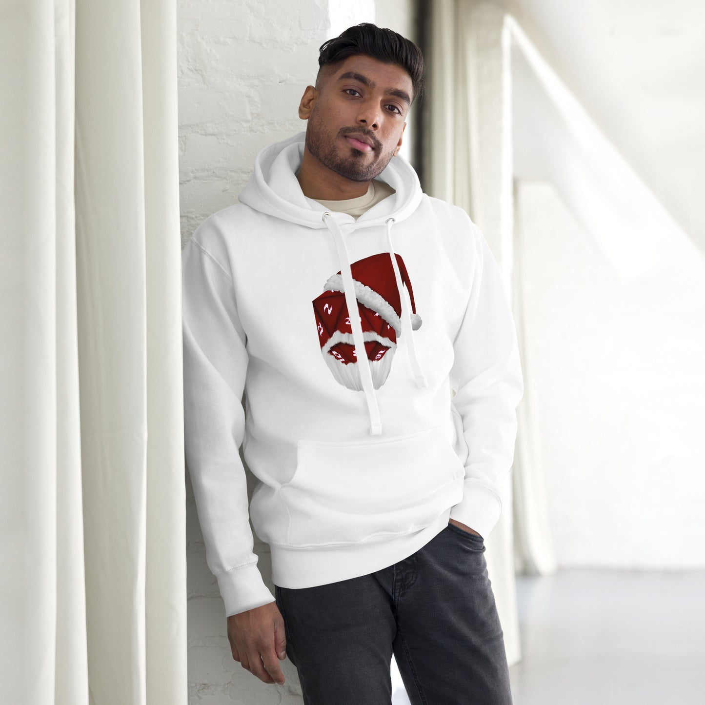 D20 Santa Naturally Unisex Hoodie