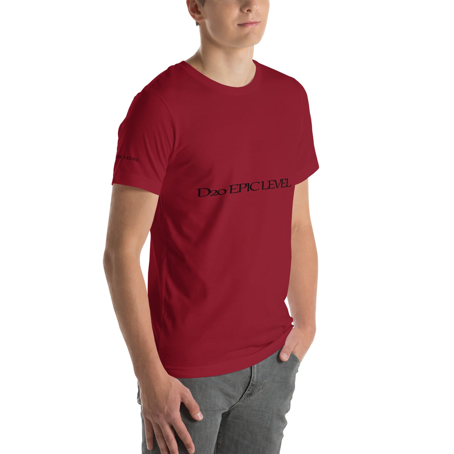 D20 Epic Level Logo Unisex T-shirt