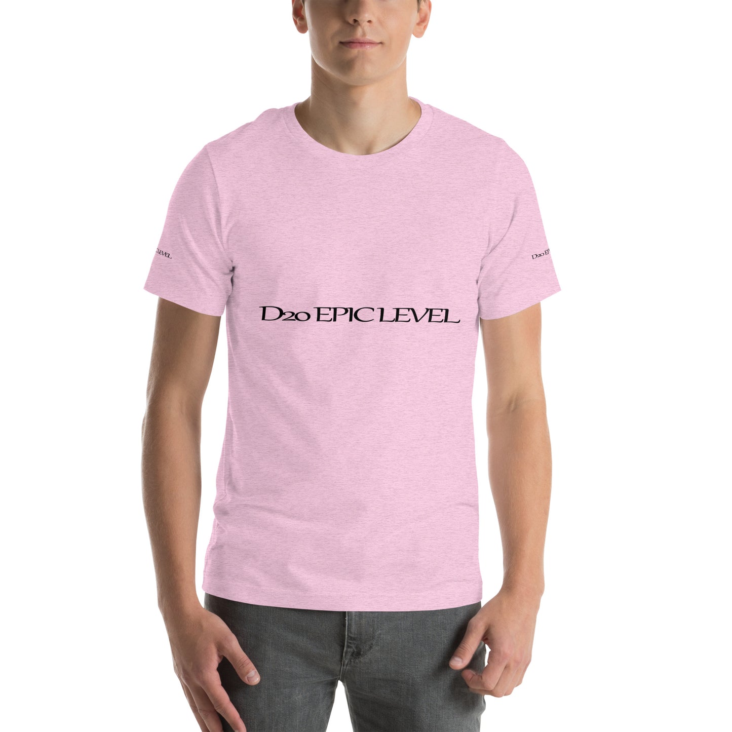 D20 Epic Level Logo Unisex T-shirt