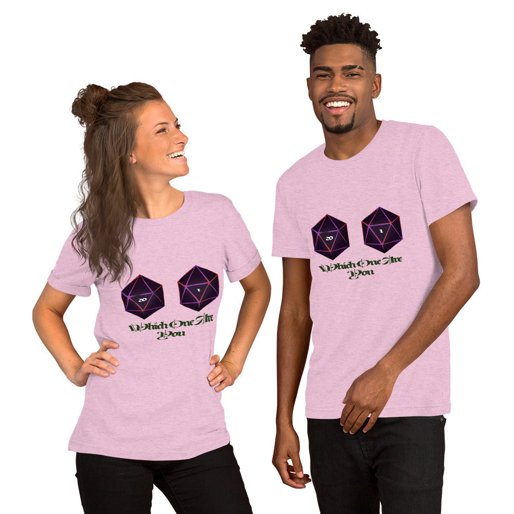 Which one are you? Unisex t-shirt