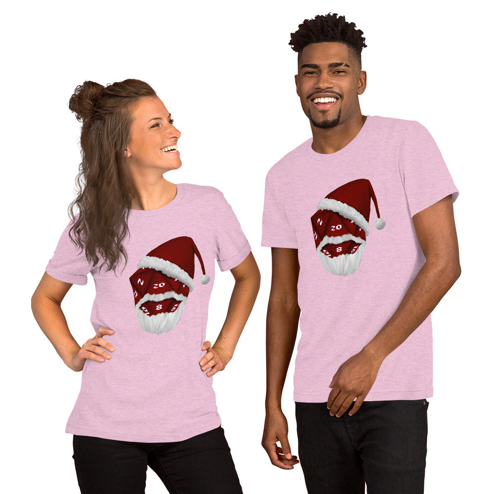 D20 Santa Naturally Unisex t-shirt
