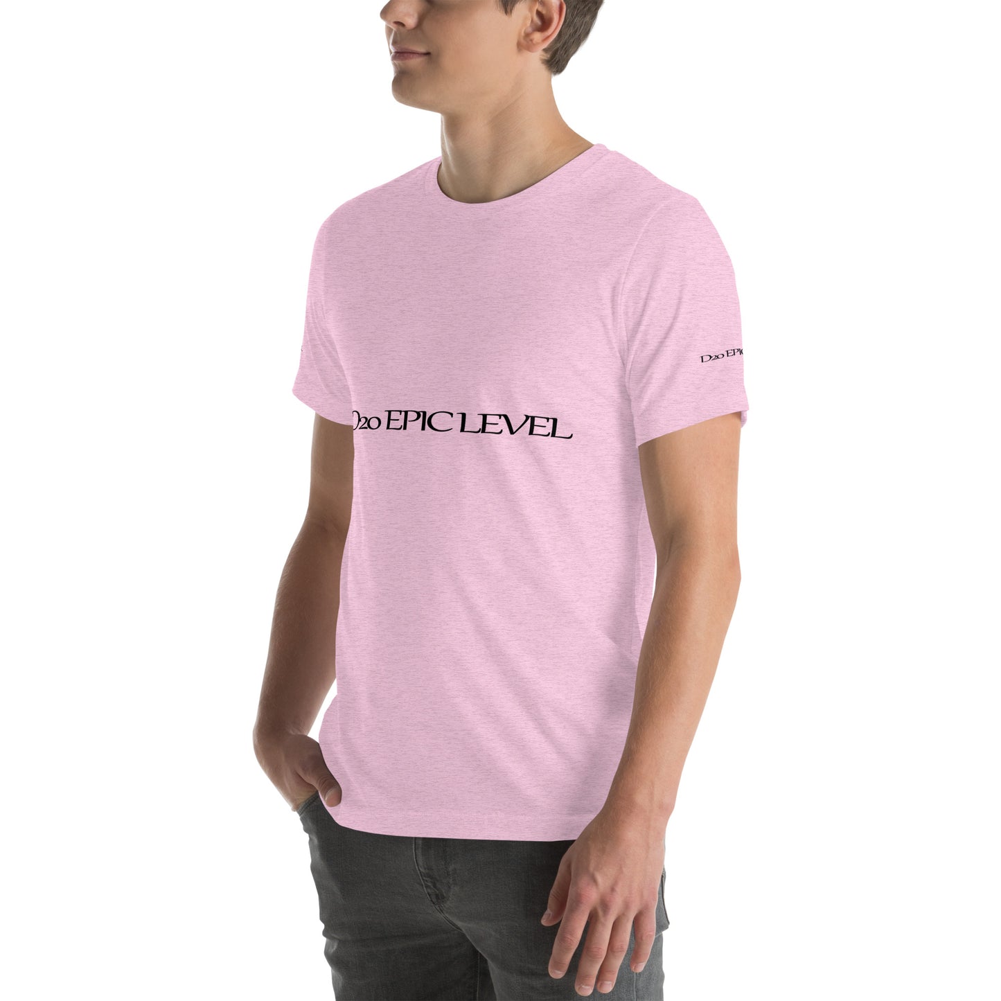 D20 Epic Level Logo Unisex T-shirt