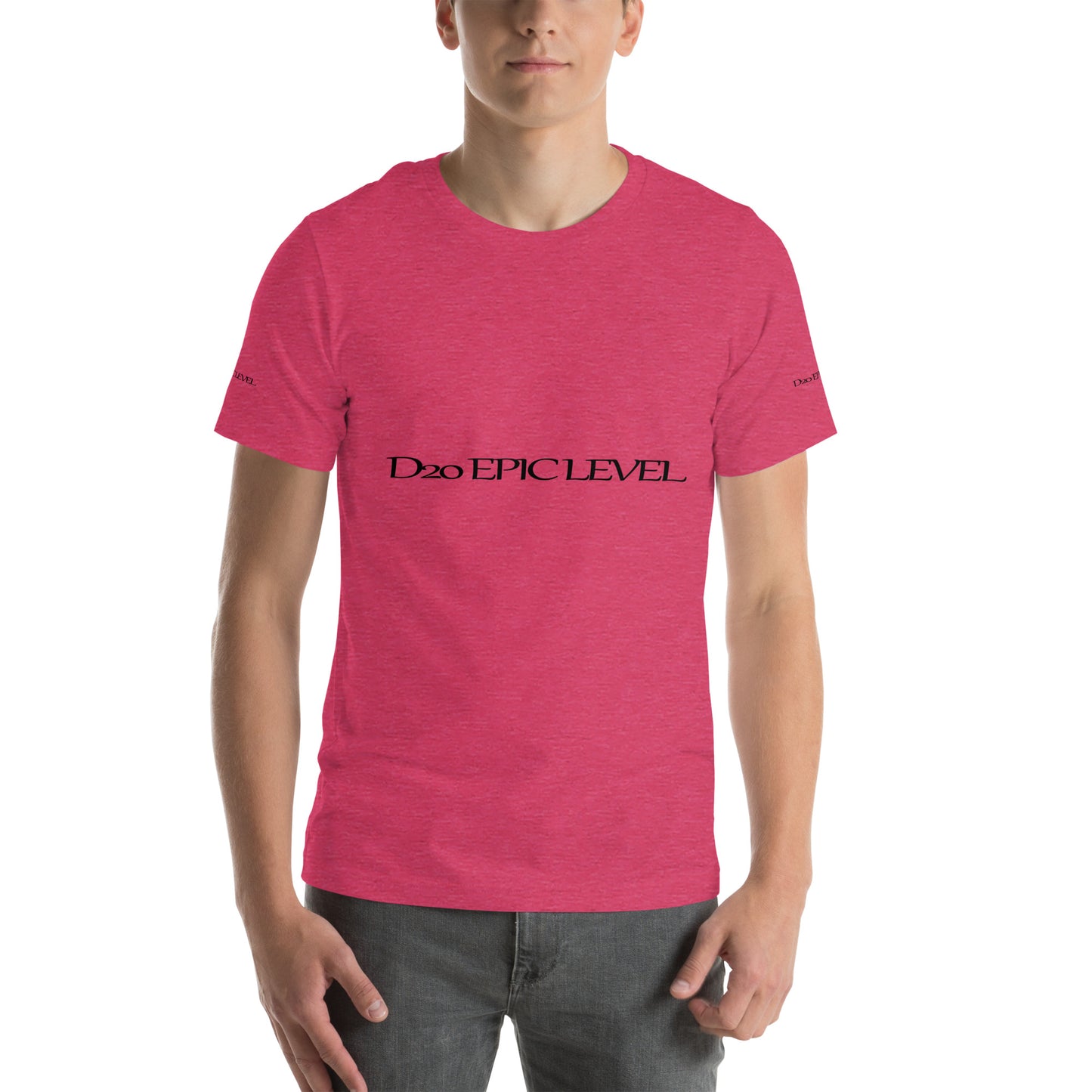 D20 Epic Level Logo Unisex T-shirt