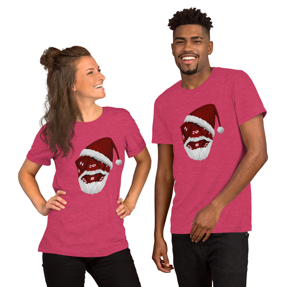 D20 Santa Naturally Unisex t-shirt