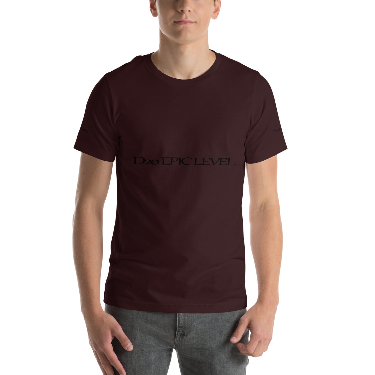 D20 Epic Level Logo Unisex T-shirt