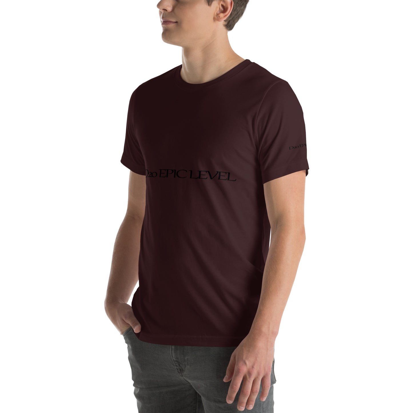 D20 Epic Level Logo Unisex T-shirt