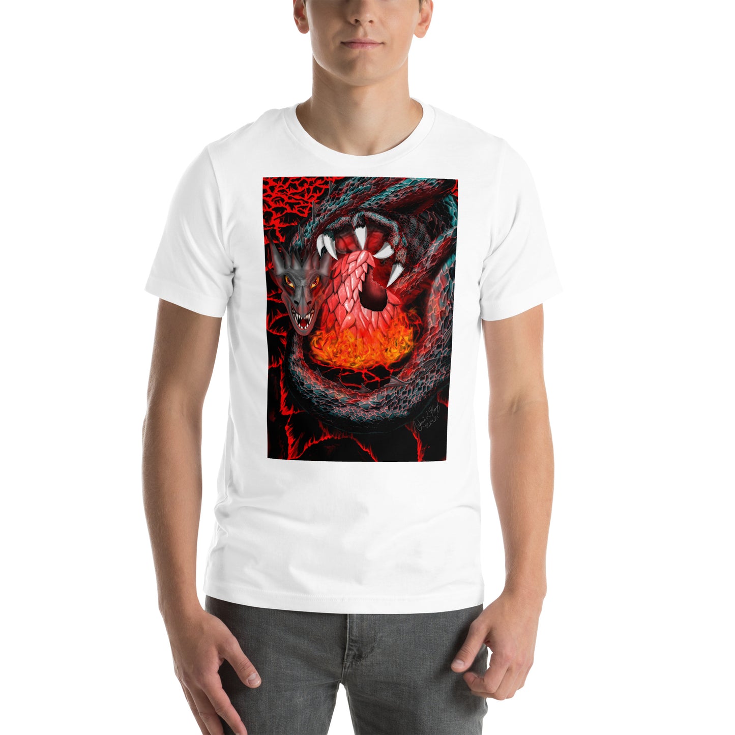 Black Dragon Hunting of Prey Unisex T-shirt