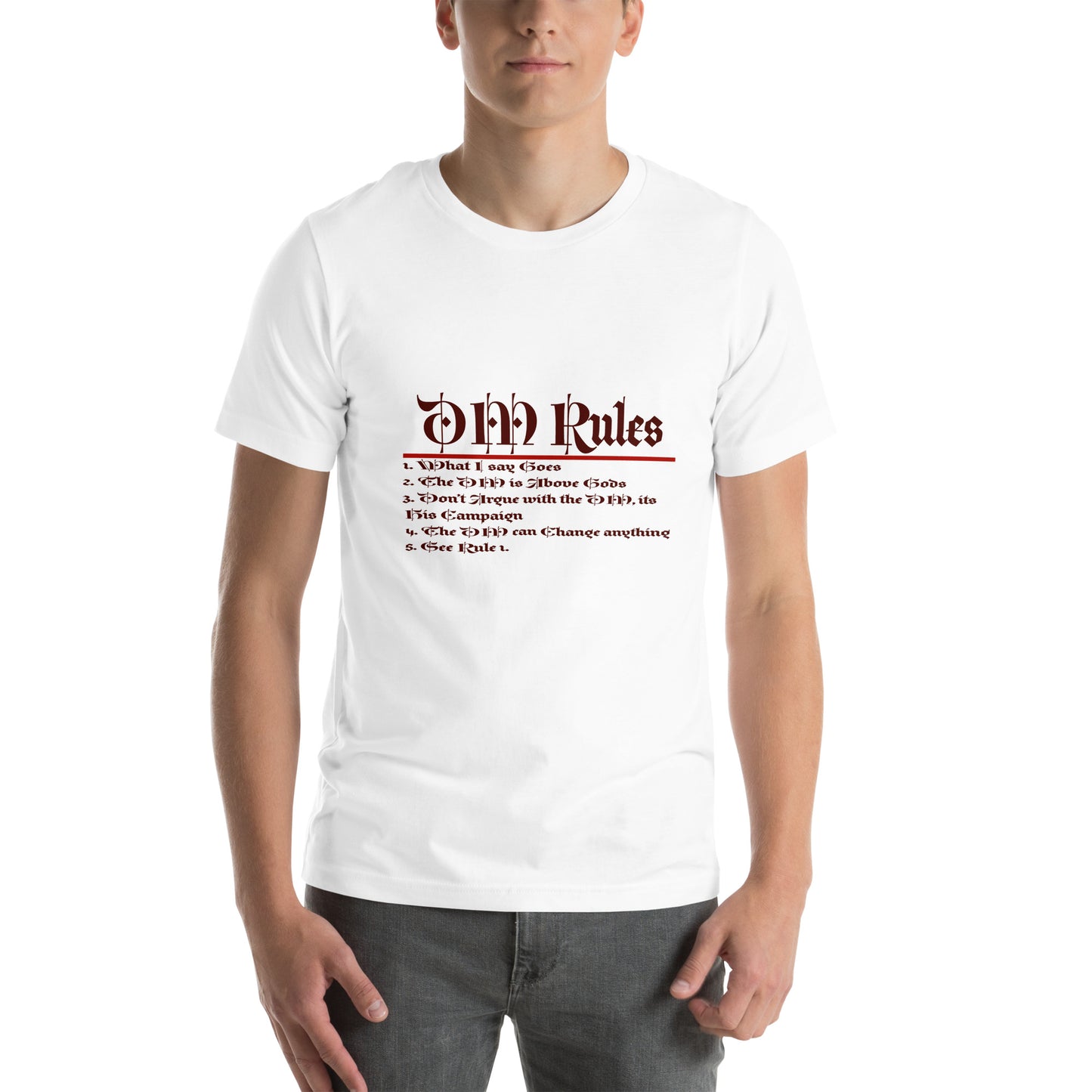 DM Rules Unisex t-shirt
