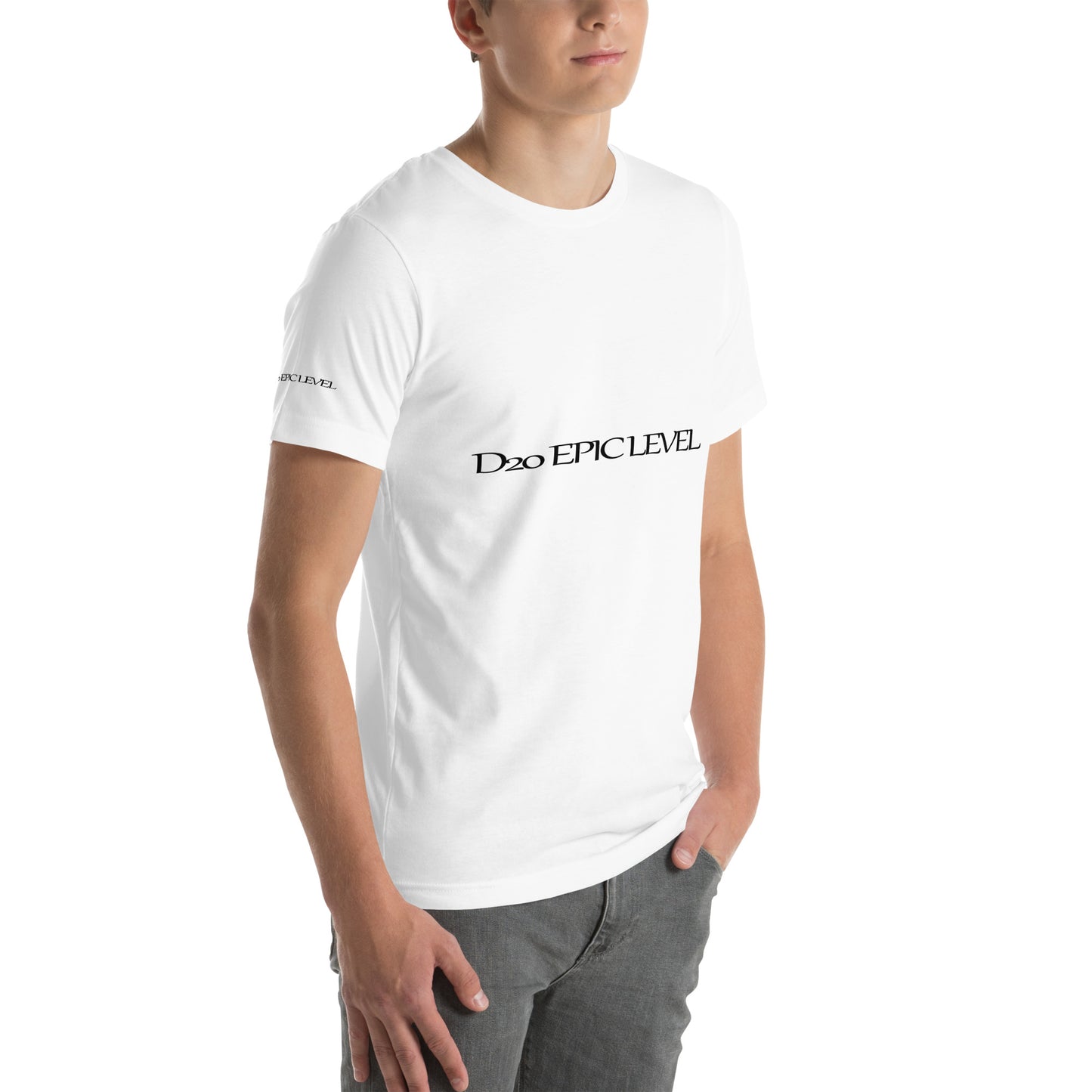 D20 Epic Level Logo Unisex T-shirt