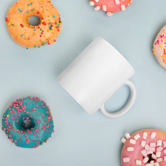 The Fallen White glossy mug