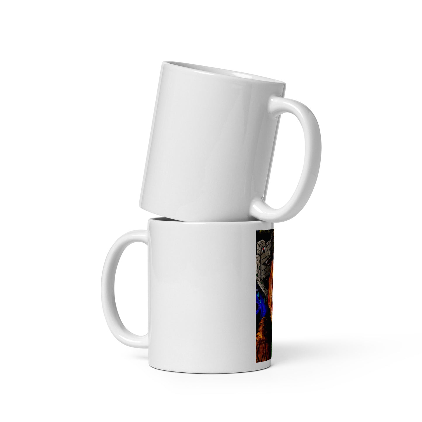 Classic Monster Collection White glossy mug