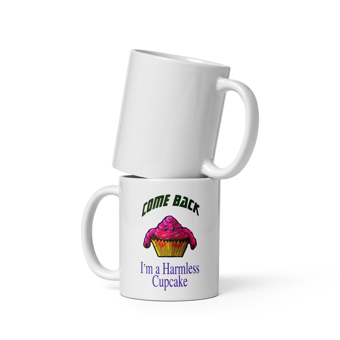 Harmless Cupcake White glossy mug