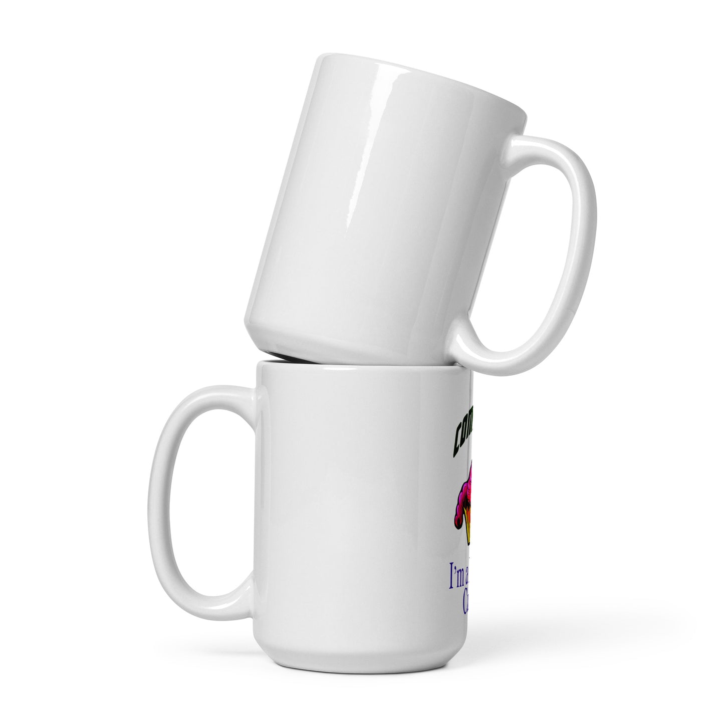 Harmless Cupcake White glossy mug