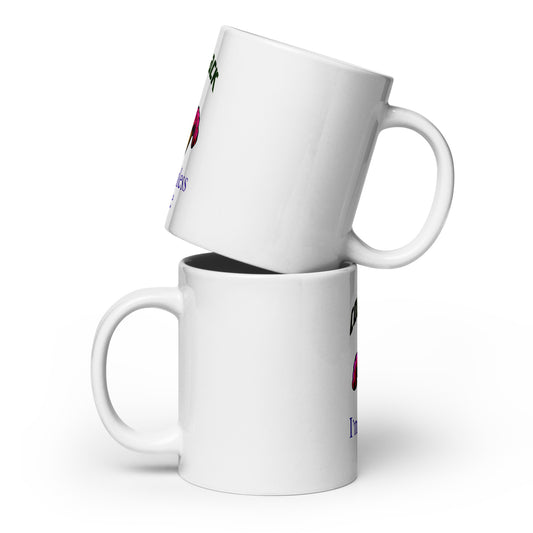 Harmless Cupcake White glossy mug